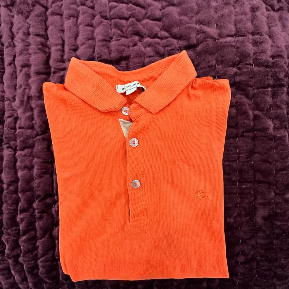 Boys Burberry polo